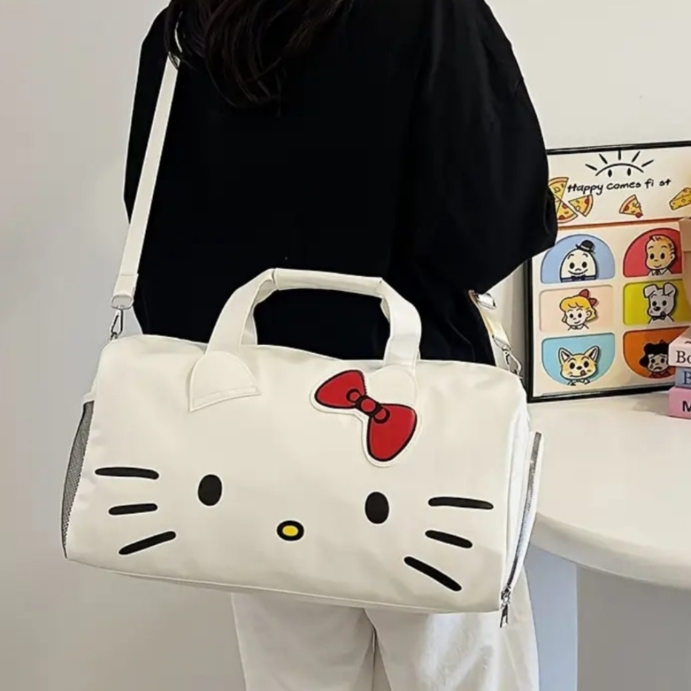 Hello Kitty Extra Large Travel Duffle NWOT - Picture 1 of 11